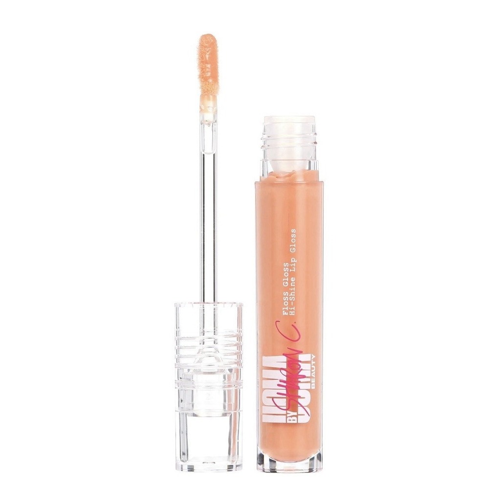 Uoma Beauty Floss Gloss Hi-Shine‎ Lip Gloss Peachy Full Size New